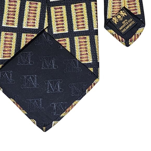 The Metropolitan Museum Of Art Masterworks Collection Silk Tie Black/Gold READ - Picture 4 of 7